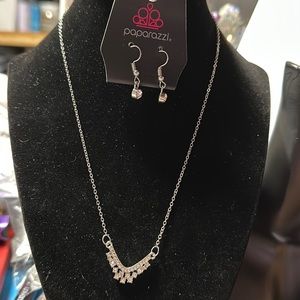 Paparazzi #888 necklace with matching earrings